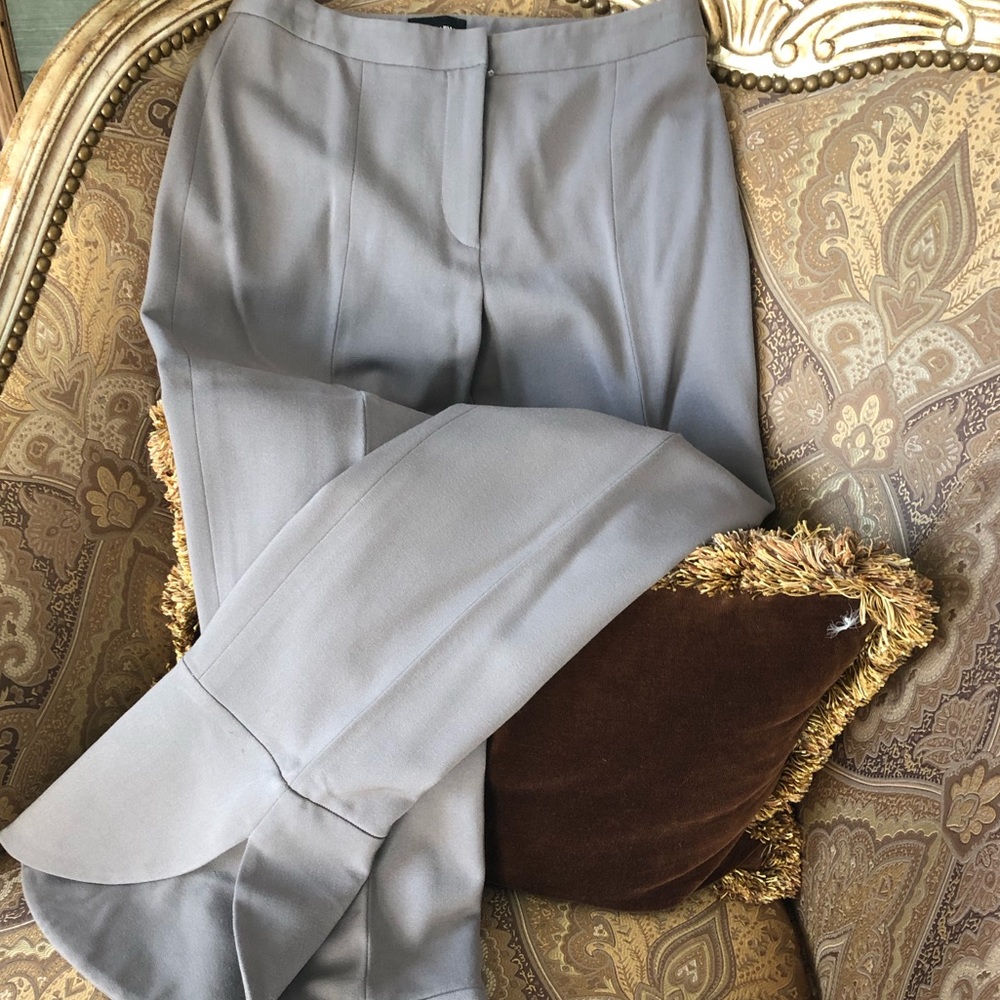 Giorgio Armani slit cuff straight leg pants